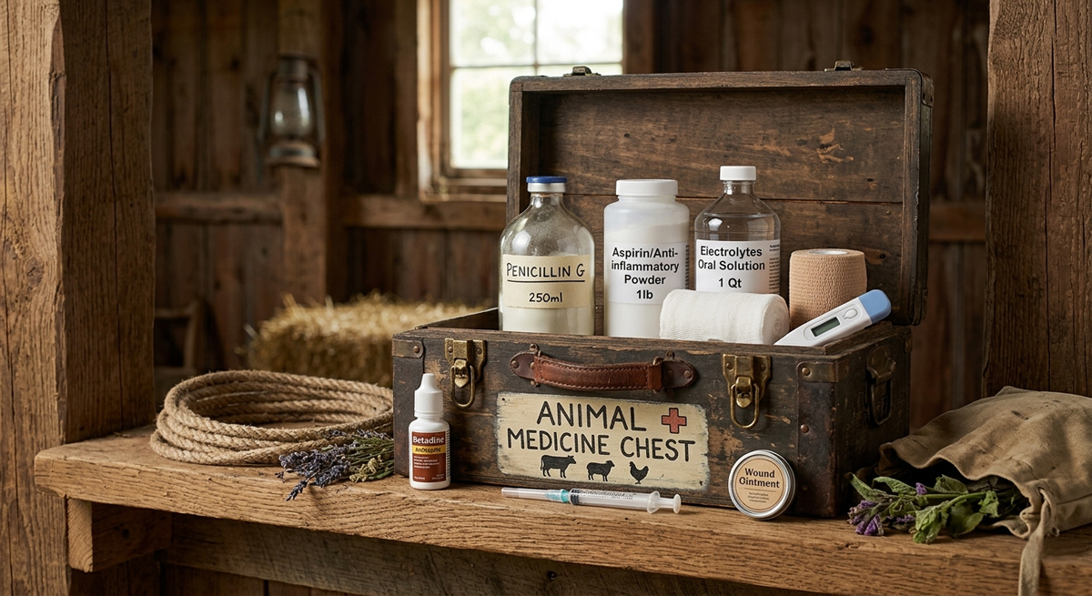 Animal Pharmacy: A Basic Medicine Chest for Livestock