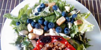 Cauliflower Rice Stuffed Peppers