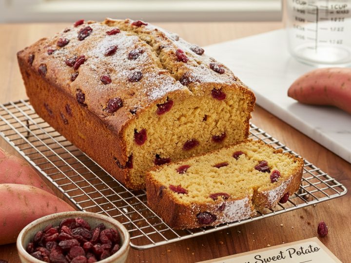 Cranberry Sweet Potato Bread – The Perfect Holiday Gift