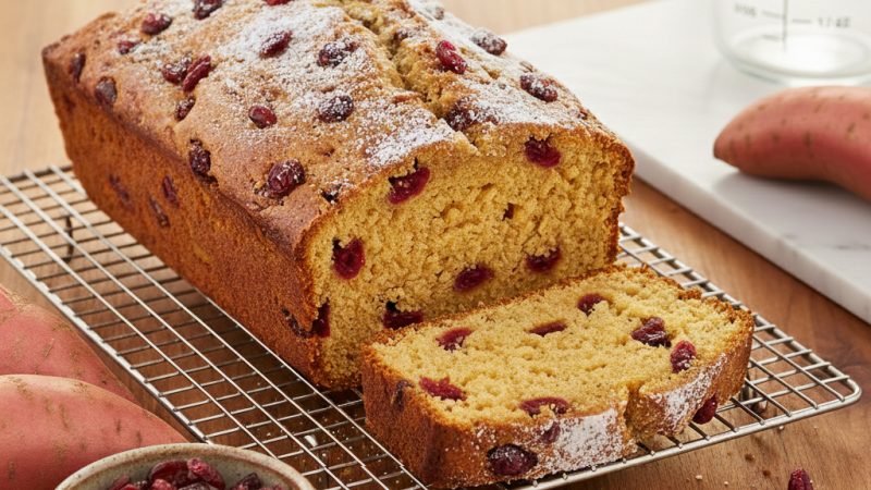 Cranberry Sweet Potato Bread – The Perfect Holiday Gift