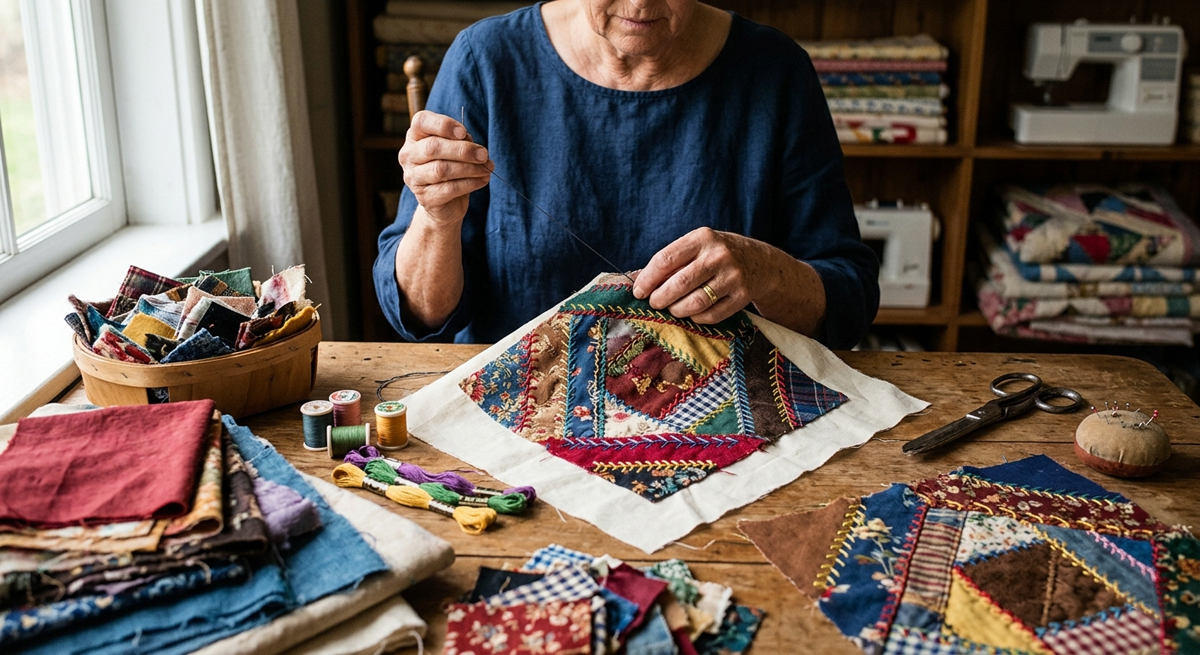 How to Make a Crazy Quilt