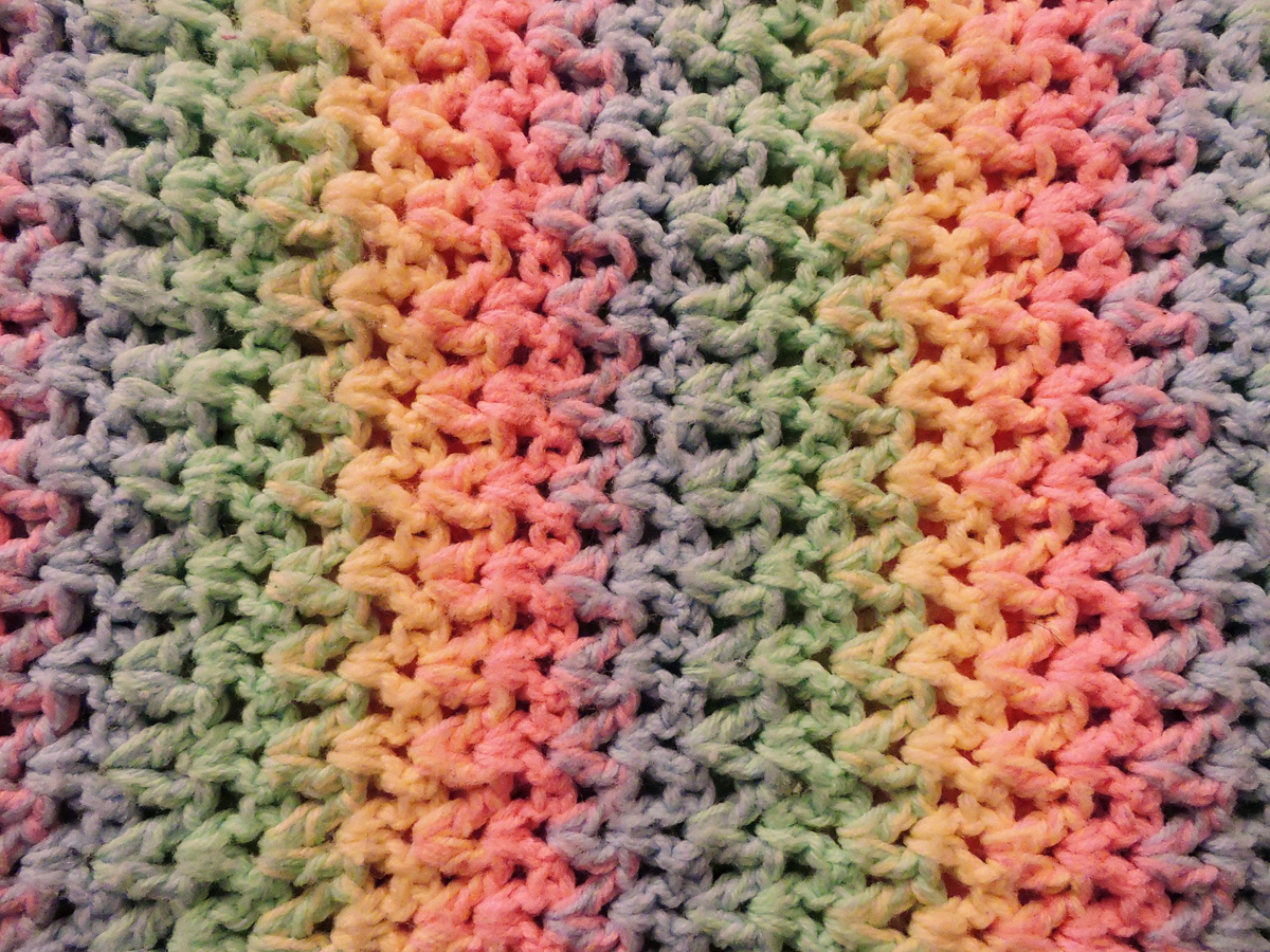 A Single Crochet Dishcloth Pattern for Beginners
