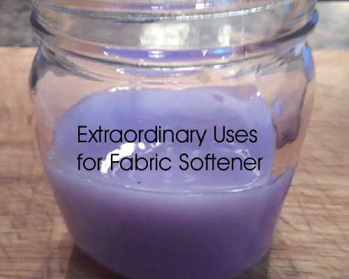 Extraordinary Uses for Fabric Softener