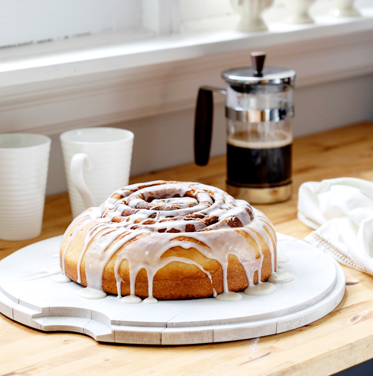 Cozy Up Your Kitchen with This Giant Cinnamon Bun Recipe