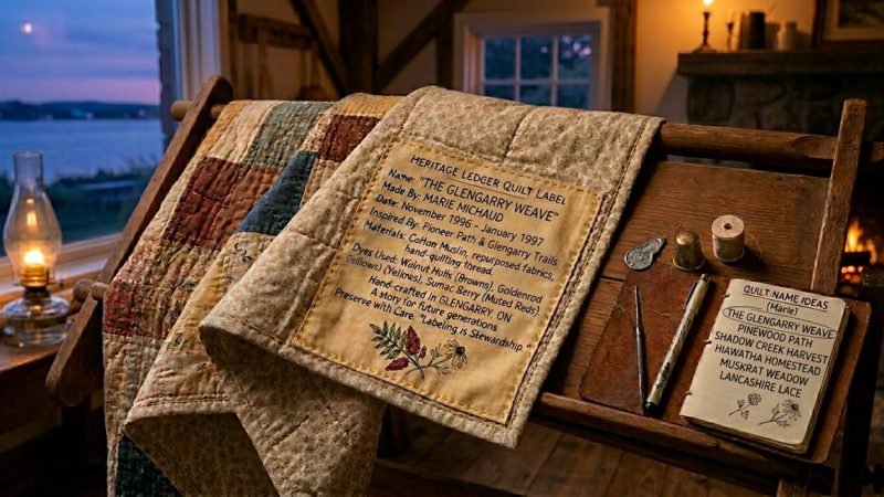 The Maker’s Mark: The Art of Labeling and Naming Heirloom Quilts