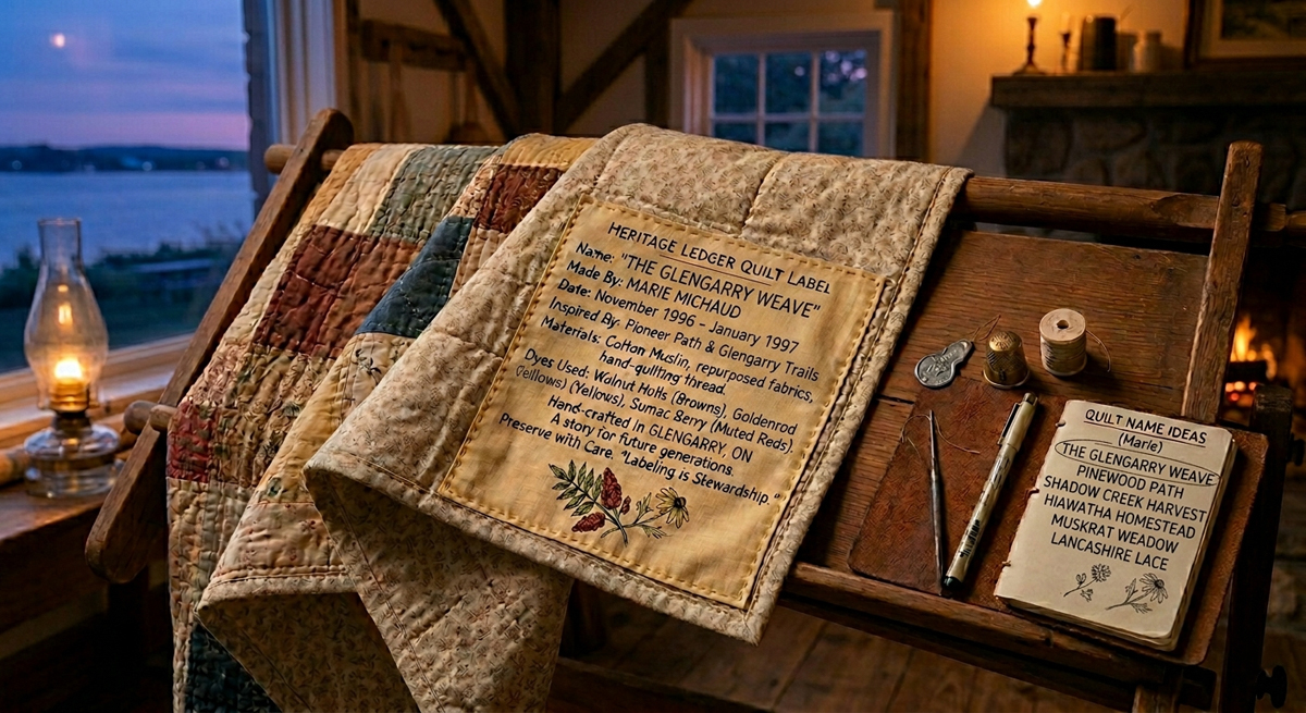 The Maker’s Mark: The Art of Labeling and Naming Heirloom Quilts