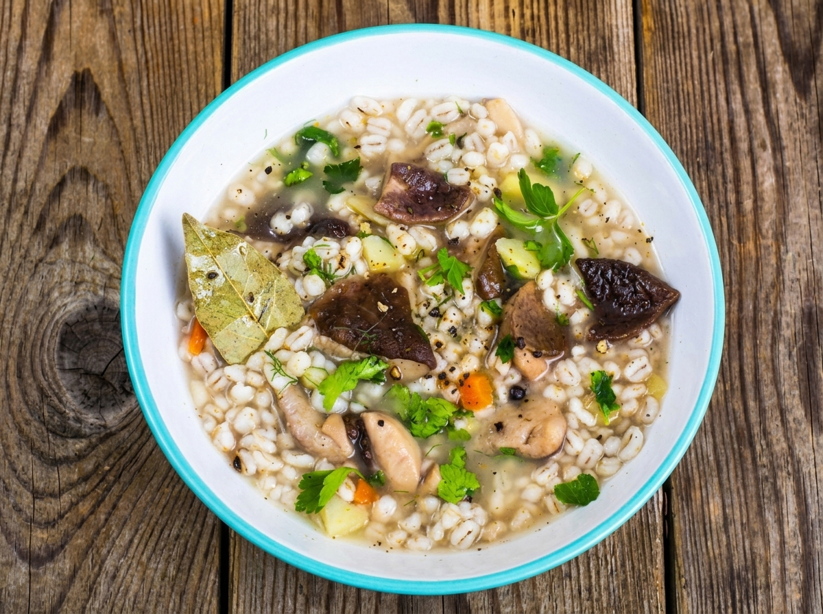 Mushroom Barley Soup