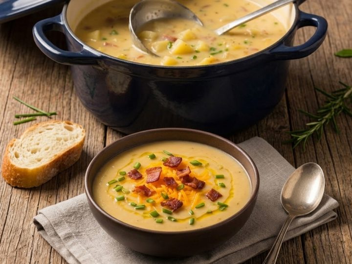 Variety of Delicious Homemade Potato Soups
