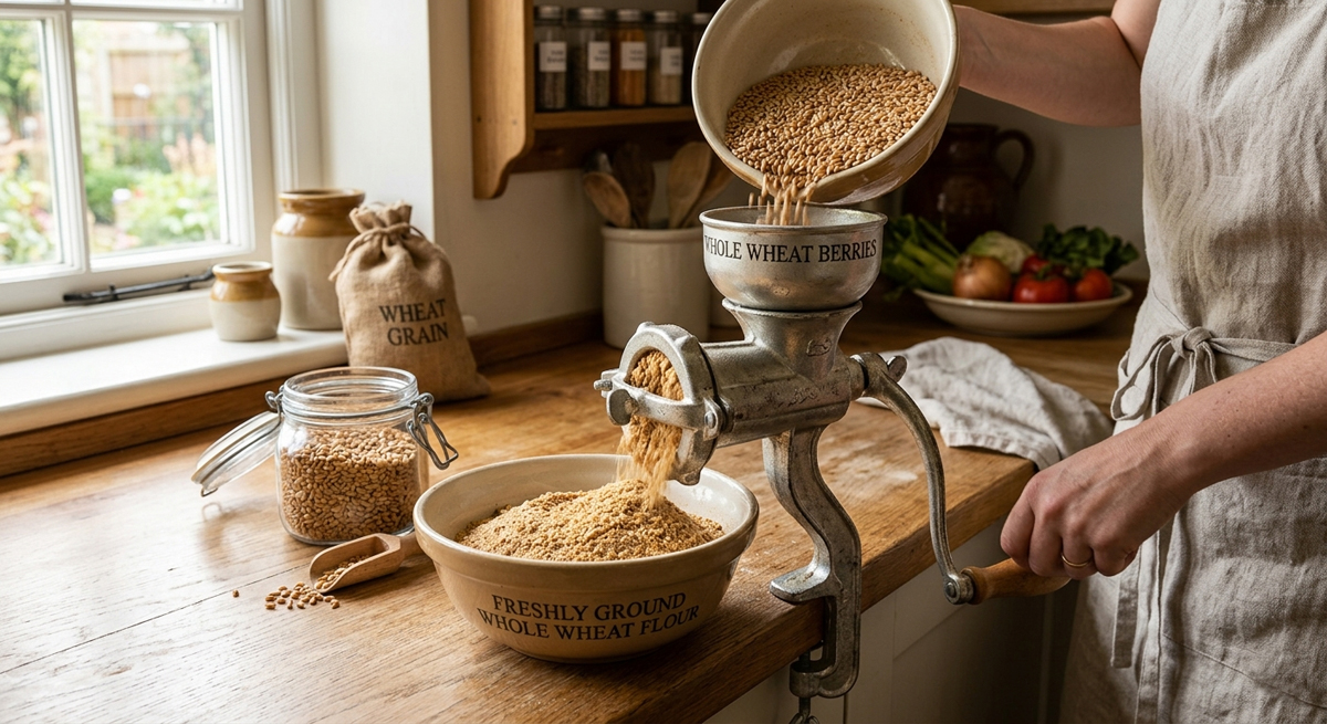 How to Make Whole Wheat Flour at Home