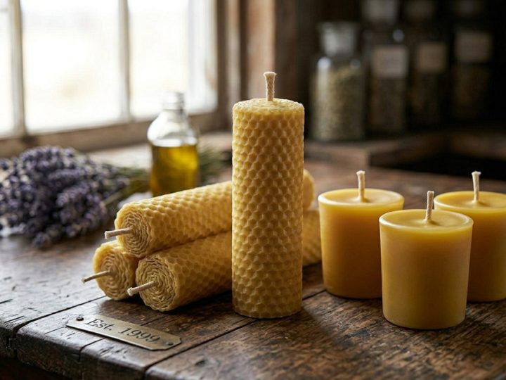 Crafting Traditional Beeswax Candles