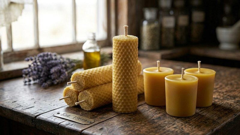 Crafting Traditional Beeswax Candles