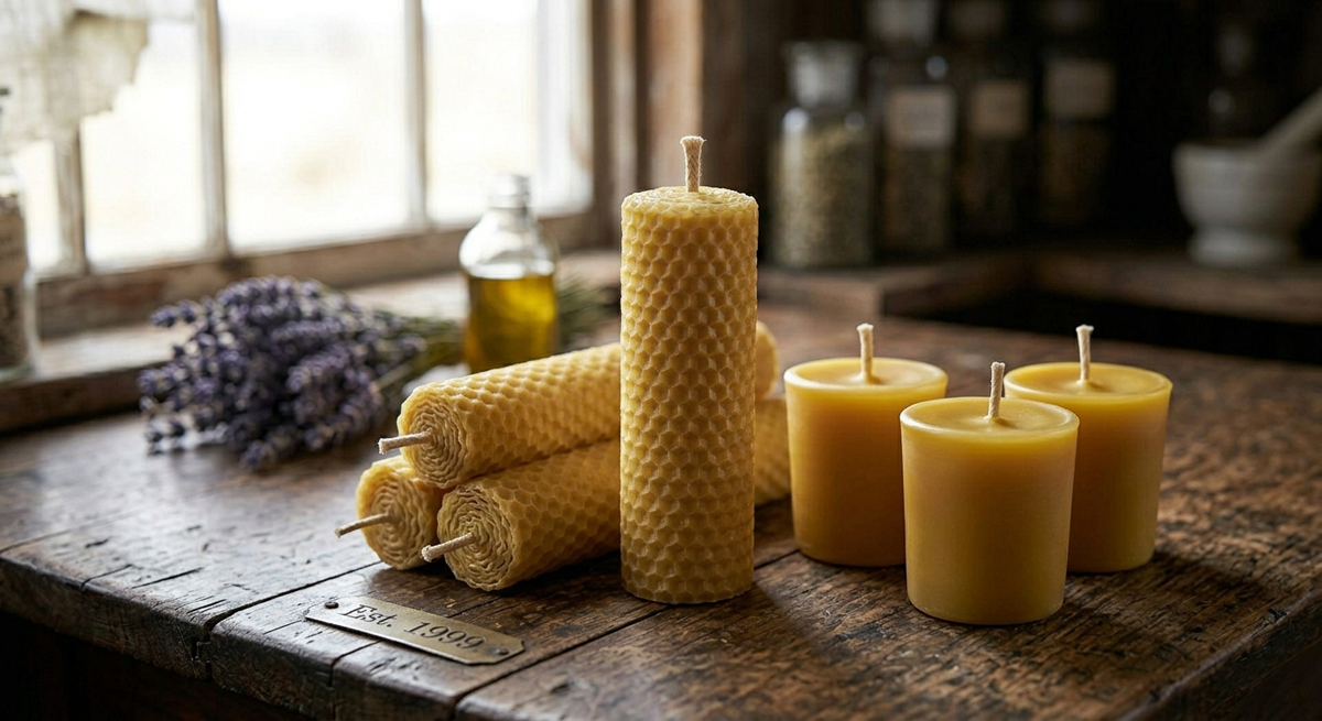 Crafting Traditional Beeswax Candles