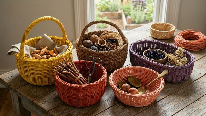 Natural Dyes for Baskets: A Step-by-Step Guide to Achieving Beautiful Hues