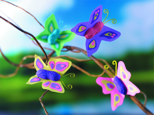 Kids' Crafts Create Beautiful Butterflies with Peanuts