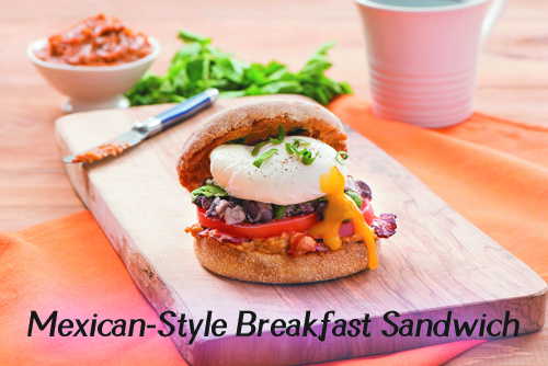 Mexican-Style Breakfast Sandwich