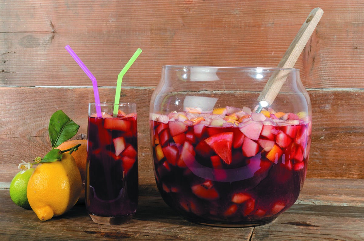 Festive Sangria Perfect for Holiday Parties