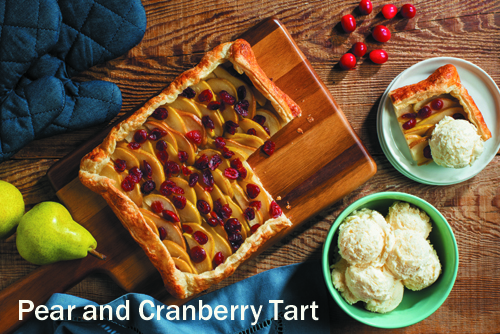 Pear and Cranberry Tart