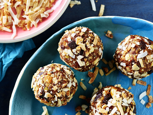 Toasted Coconut Trail Mix Bites
