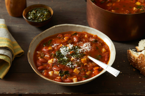 Balsamic Minestrone Soup
