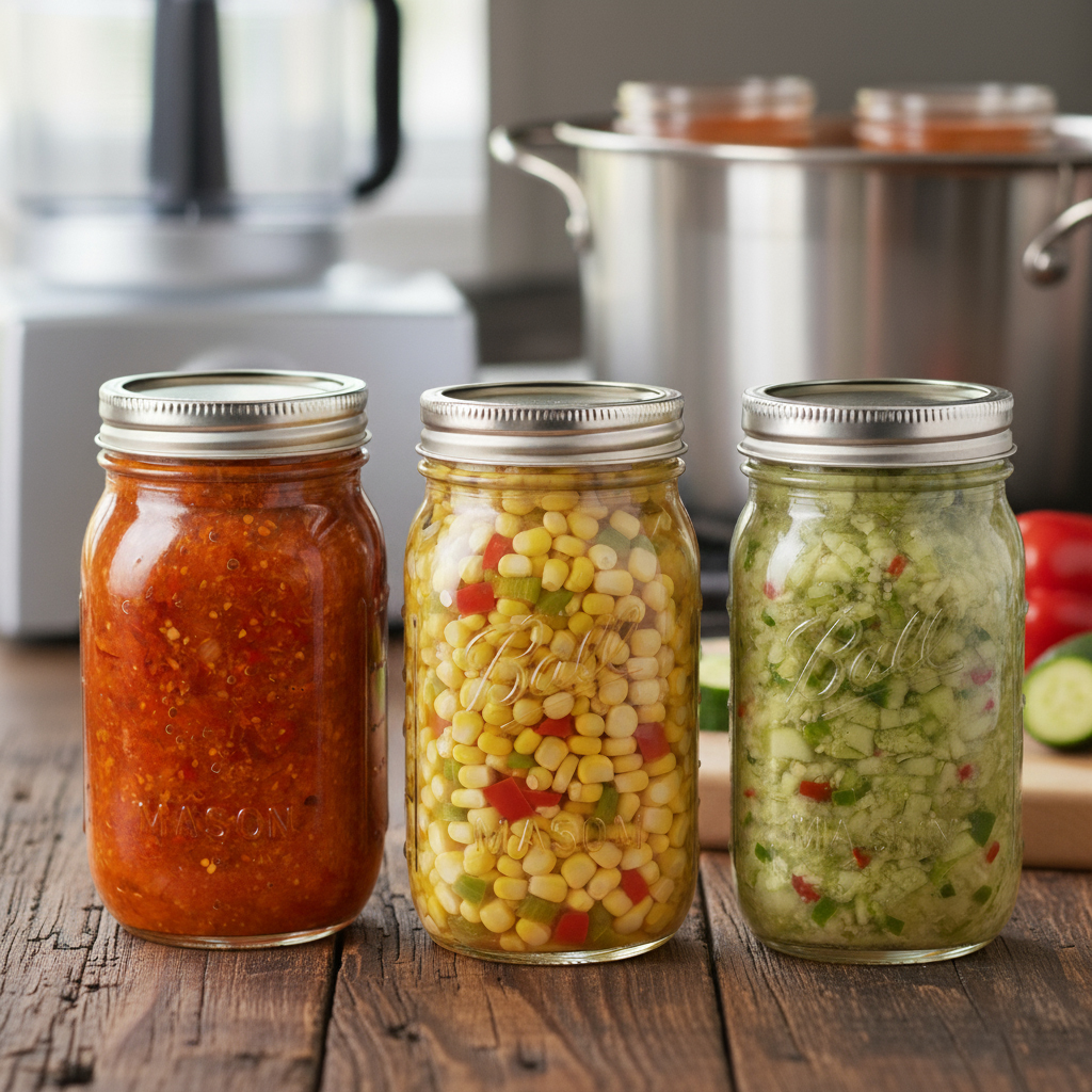Canning – Hot Pepper, Corn and Cucumber Pickle Relish Recipes