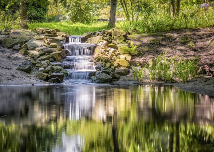 How to Build a Waterfall for Your Garden Pond