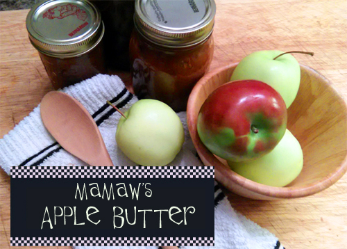MaMaw’s Slow Cooker Apple Butter