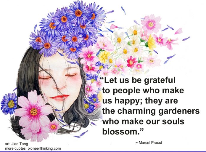 Let Us Be Grateful - Marcel Proust