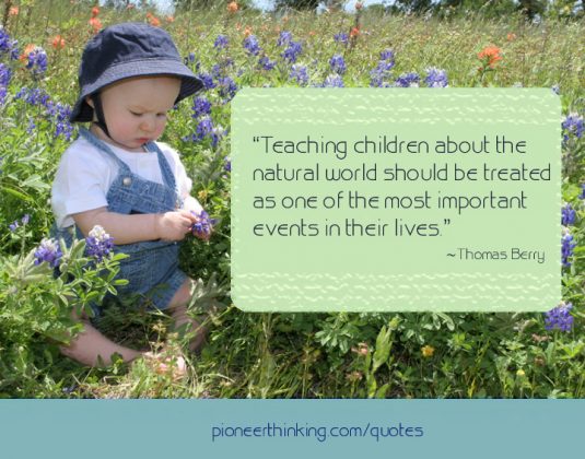 Teaching Children About The Natural World - Thomas Berry ...