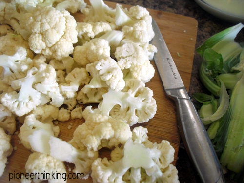 Chopped Cauliflower