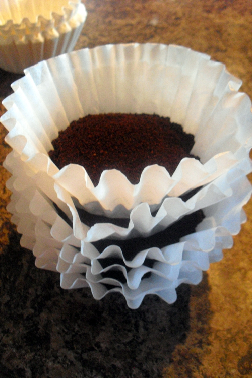 Stacked Coffee Filters