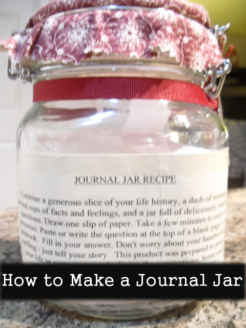 How to Make a Journal Jar