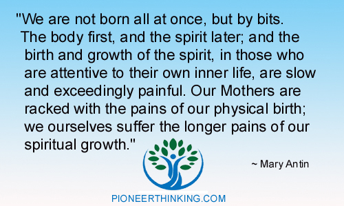 We are Not Born All at Once – Mary Antin