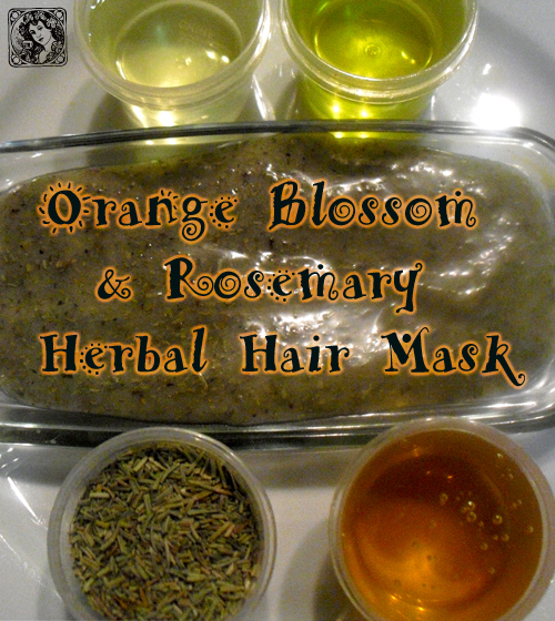 Orange Blossom & Rosemary Herbal Hair Mask