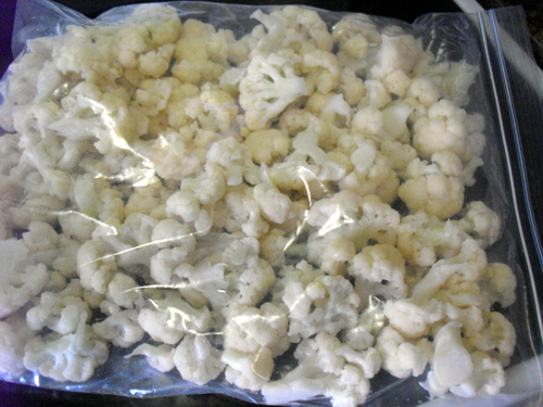 Packed cauliflower