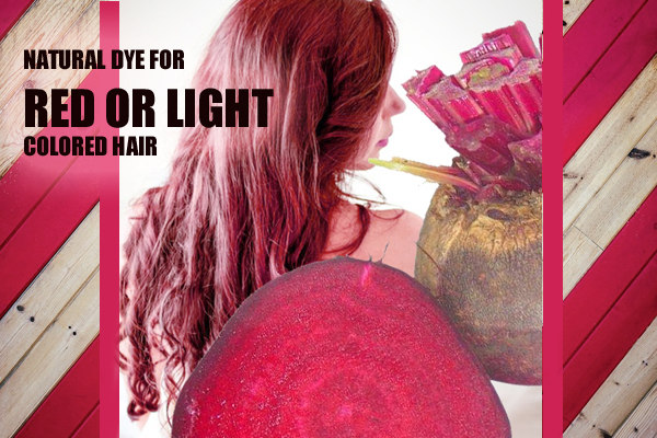 Natural Dye for Red or Light Colored Hair
