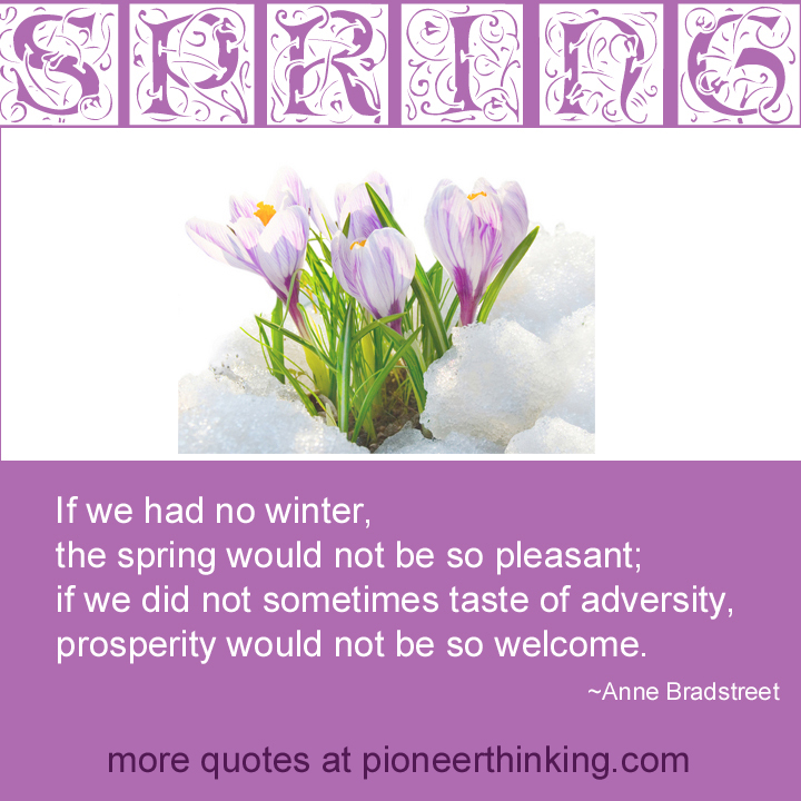 The Spring will Come – Robert H. Schuller