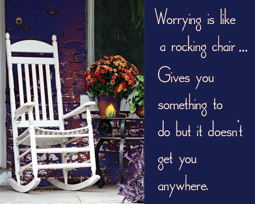 Quote about Worrying