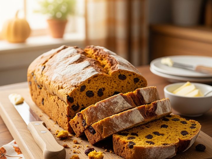 How to Make Homemade Pumpkin Raisin Bread