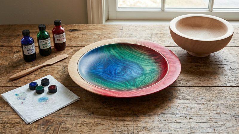 Woodturning Tips – Dyes, Coloring Wood For Dramatic Effects