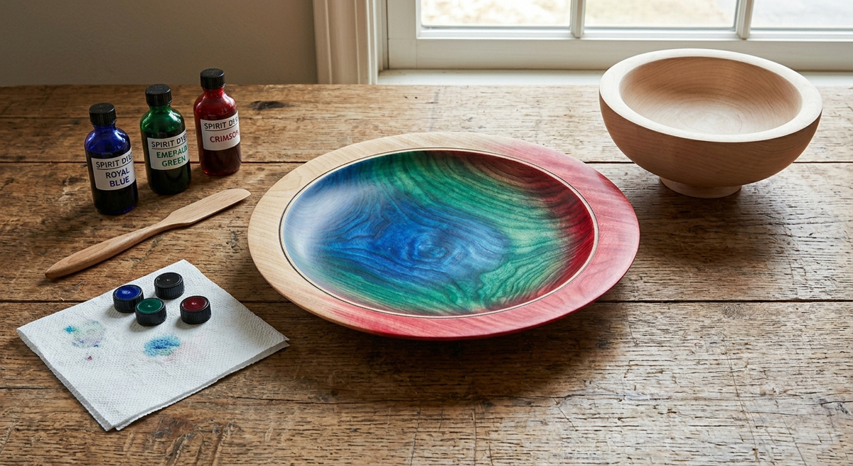Woodturning Tips – Dyes, Coloring Wood For Dramatic Effects