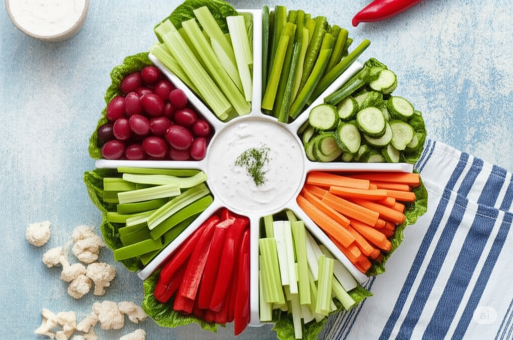 Creating The Perfect Vegetable Tray