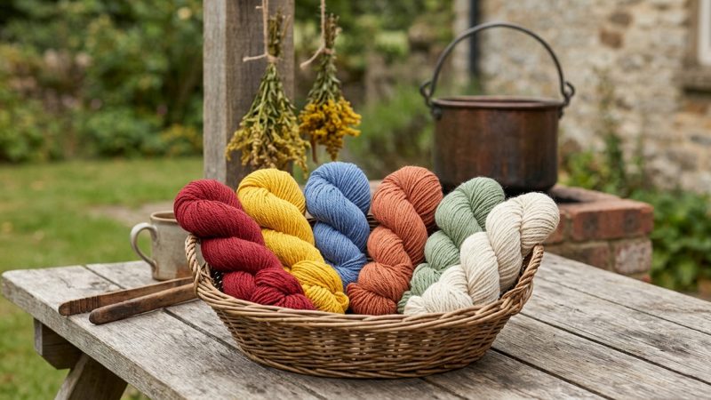 Natural Dyes: Expert Tips for Vibrant, Long-Lasting Colors on Wool