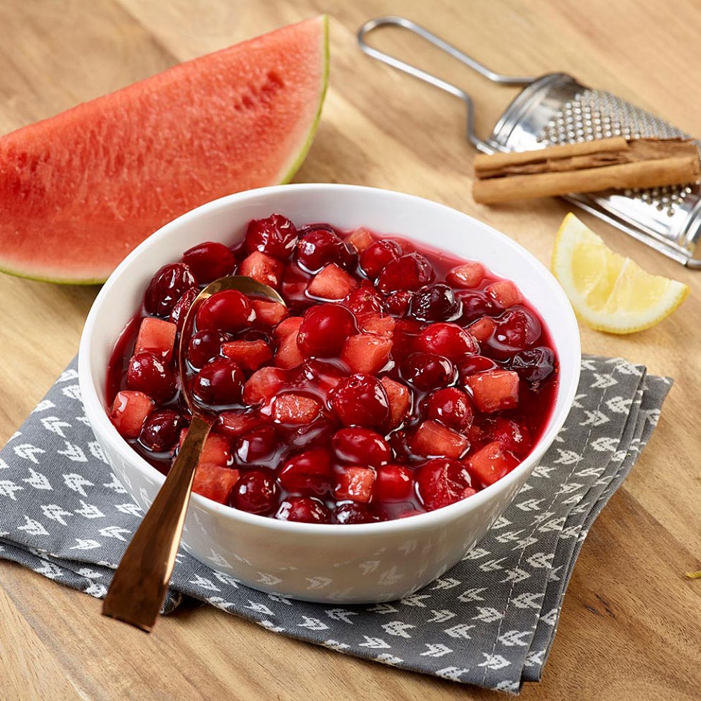 Watermelon Cranberry Sauce