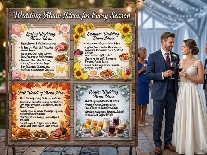 Wedding Menu Ideas for Every Season