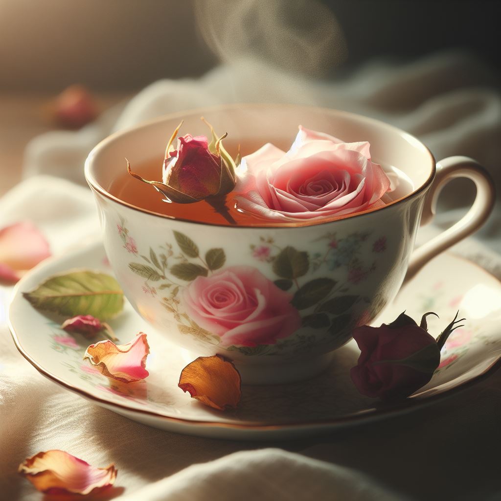 Grandma’s Winter Rose Tea
