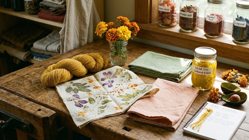 Working with Natural Dyes: Techniques and Recipes