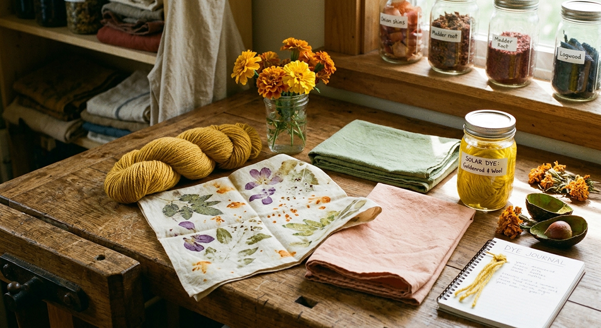 Working with Natural Dyes: Techniques and Recipes